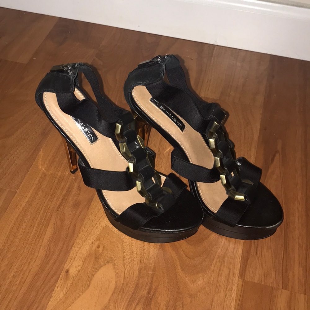 Size 7 worn H by Halston stilettos